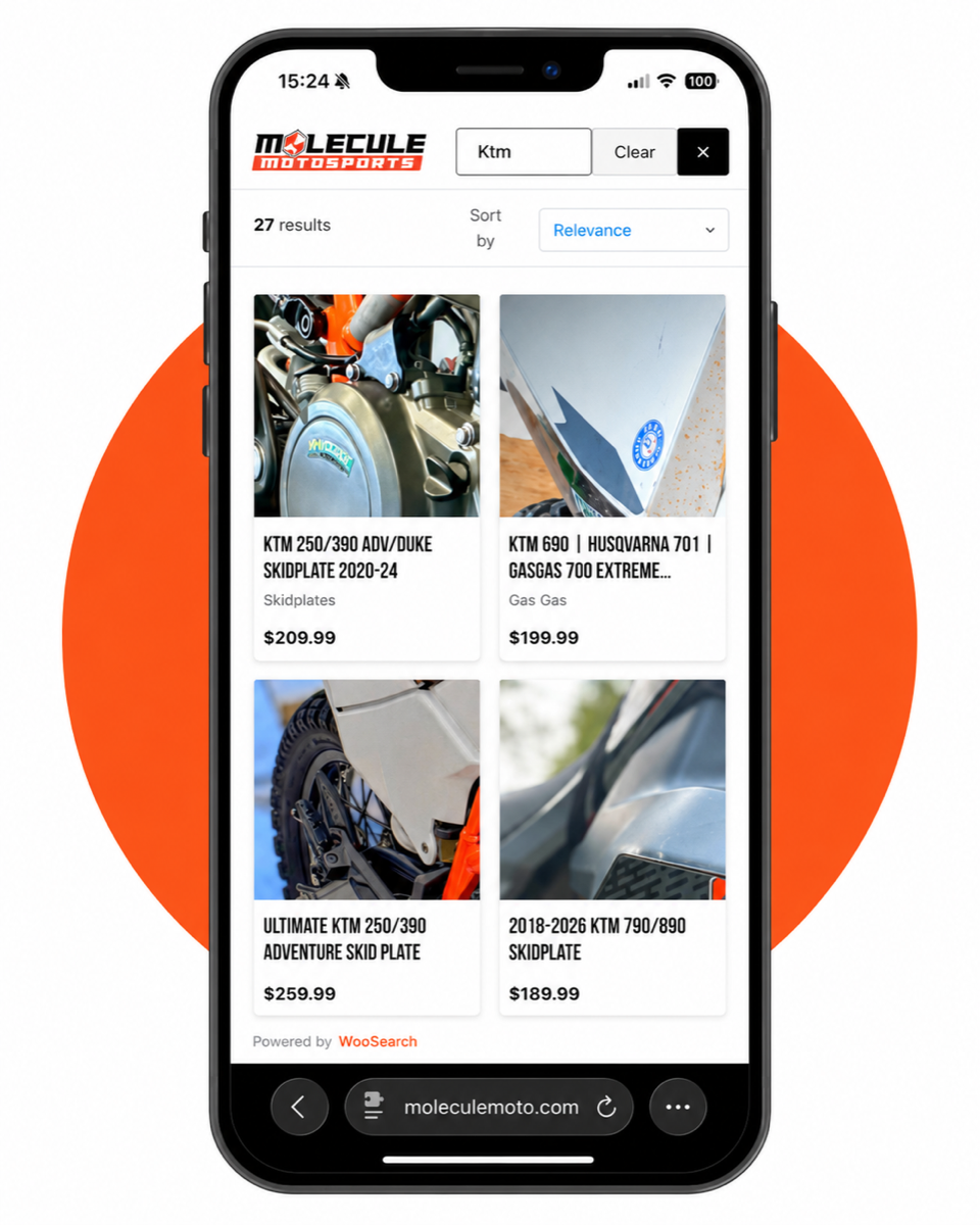 Search Sight search results on a mobile phone