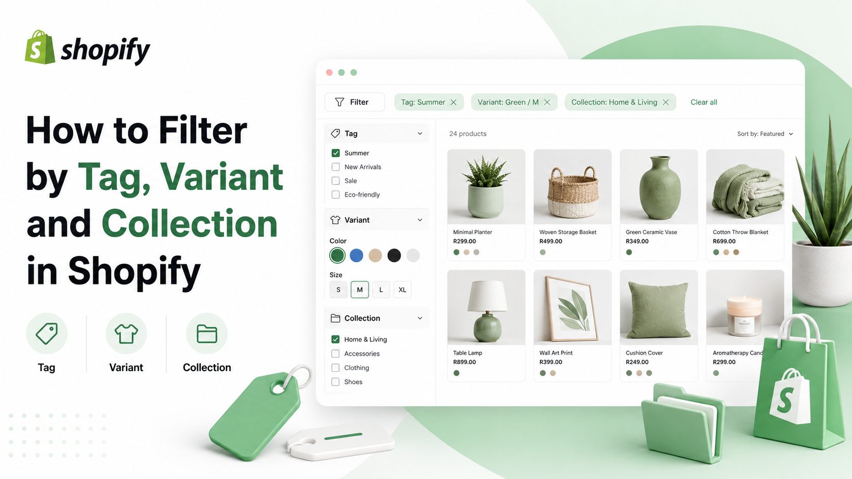 How to Filter by Tag, Variant and Collection in Shopify