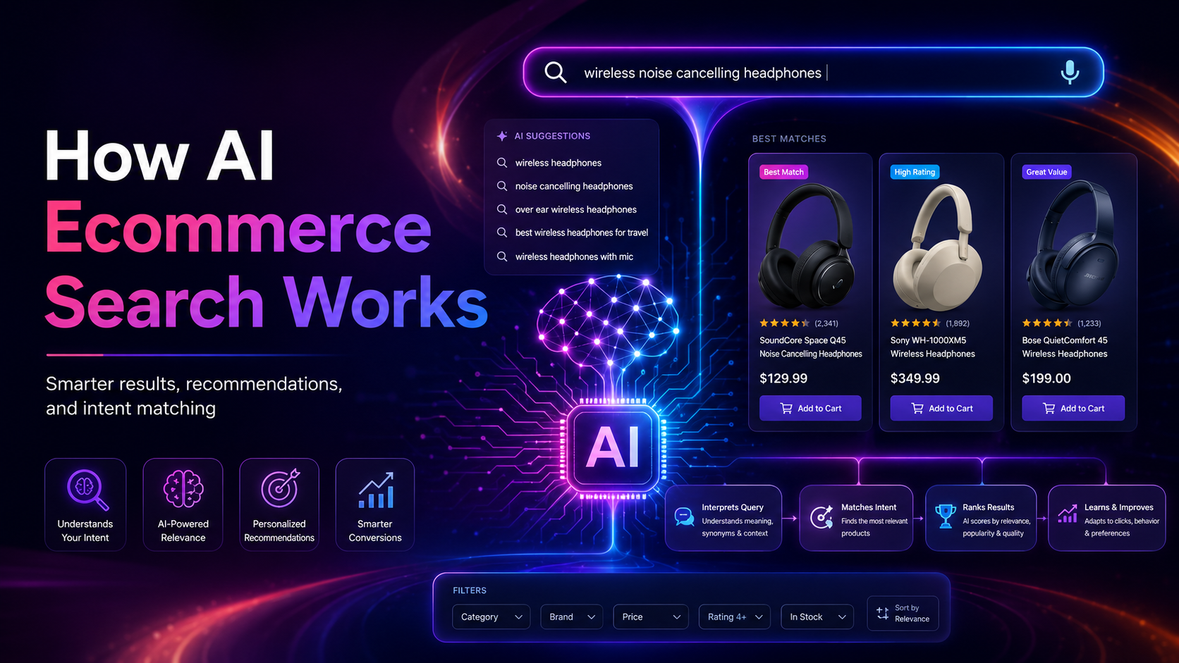 How AI Ecommerce Search Works